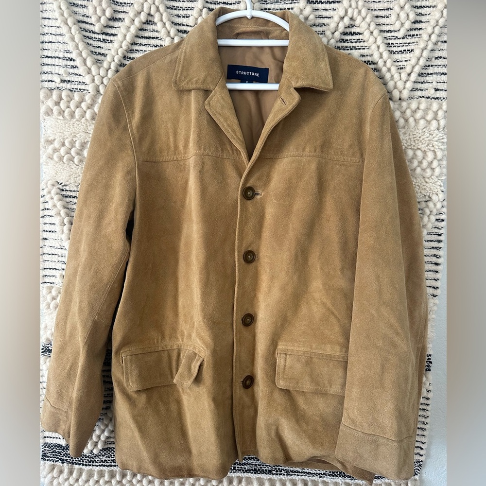 Structure Leather Jacket - image 1